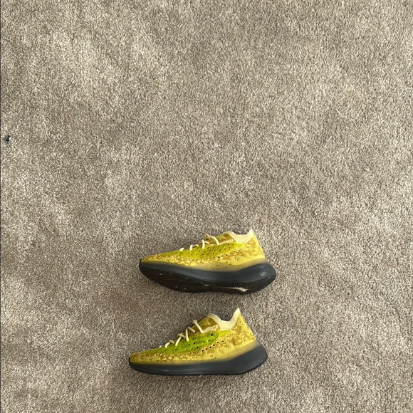 Adidas Yeezy Boost 350 V2 Lime Green Sneakers - Picture 7 of 11